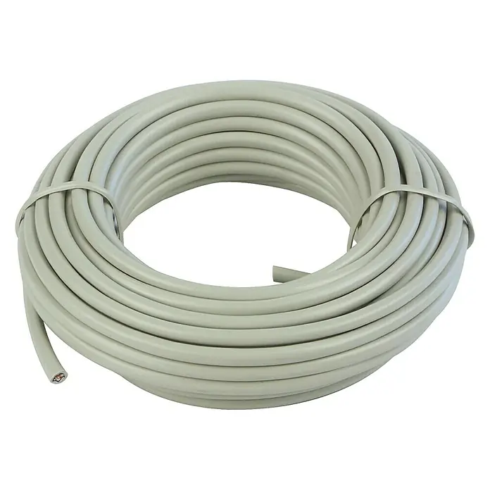 Schwaiger Telefonkabel - 10 m, Grau, J-Y(ST)Y2x2x0,6 - Vorderansicht