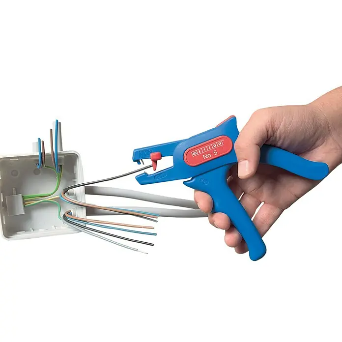 Weicon Afstriptang Super No. 5 - Lengte: 165 mm, Kunststof, Geschikt voor: 0,2 - 6 mm² kabeldoorsnede - Toepassingsvoorbeeld