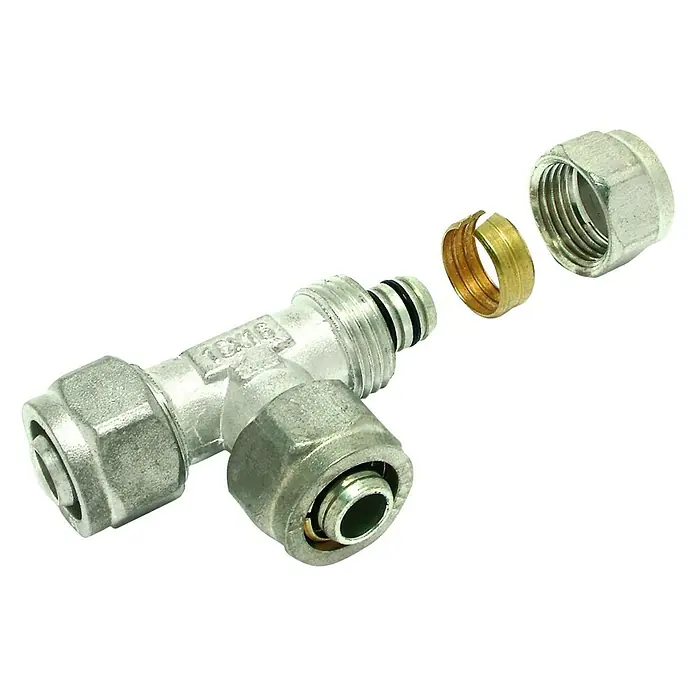 Standard Hidráulica Te de compresión TurboSkin - 20 mm - Vista angular