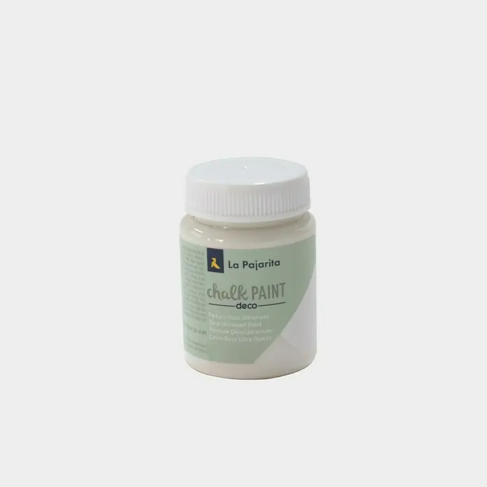 La Pajarita Pintura de tiza Chalk Paint - White cotton, 75 ml, Mate - Vista frontal