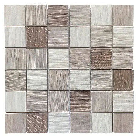Baldosa de mosaico Wood