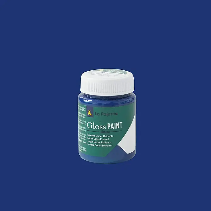 La Pajarita Pintura Gloss Paint ocean, 75 ml - Brillante - Vista frontal