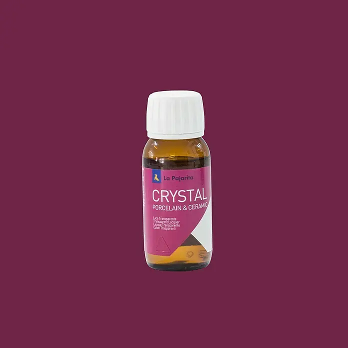 La Pajarita Laca para efectos decorativos Crystal - Pink, 50 ml, Brillante - Vista frontal