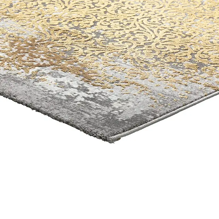 Alfombra de pelo corto Varese - Oro, 230 x 160 cm, 100% Polipropileno - Primer plano