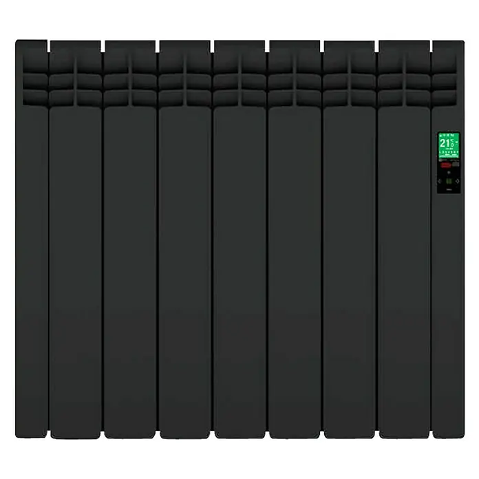 Rointe Emisor térmico de fluido Serie D - 770 W, Negro, L x An x Al: 9,7 x 67,5 x 58,5 cm - Vista superior