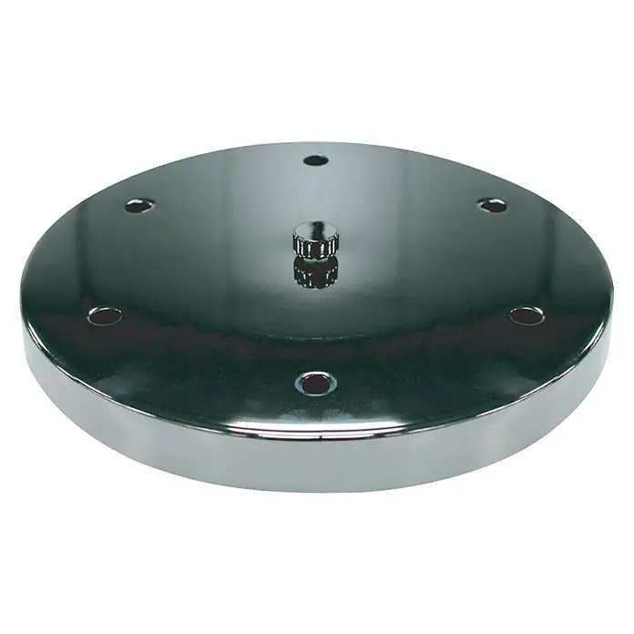 Cristal Record Baldaquín de lámpara x 6 - Ø x Al: 20 x 2 cm - Vista descendente