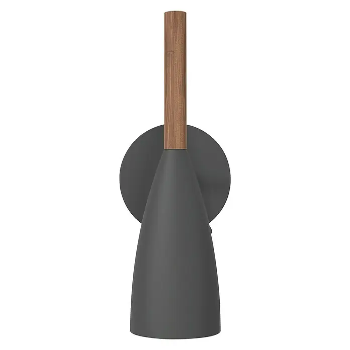 Nordlux Pure Aplique de pared - 8 W, L x An x Al: 7,5 x 7,5 x 26 cm, Negro, GU10 - Vista superior
