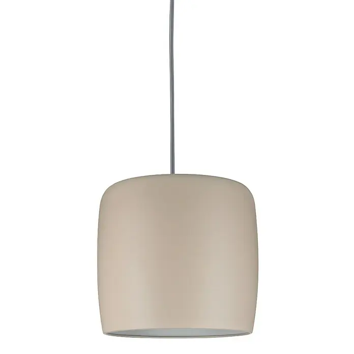 Paulmann URail 2Easy Lampenschirm Pien - Durchmesser: 25 cm, Beige, Metall, Rund - Vorderansicht