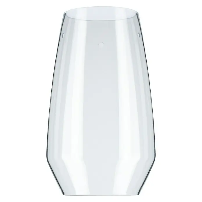 Paulmann URail 2Easy Lampenschirm Vento - Durchmesser: 17 cm, Transparent, Glas, Rund - Vorderansicht