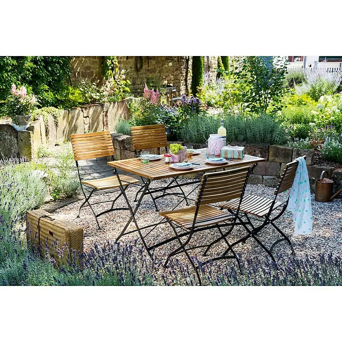 Sunfun Moni Vrtni stol - 125 x 75 cm, Akacija