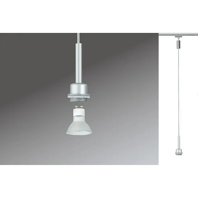 Paulmann URail LED-Pendelleuchte DecoSystems - 1-flammig, 3,5 W, Lampenfassung: GZ10, Höhe: 135 cm