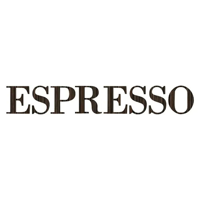 Wandobjekt - Espresso, Braun, 60 x 25 cm - Vorderansicht