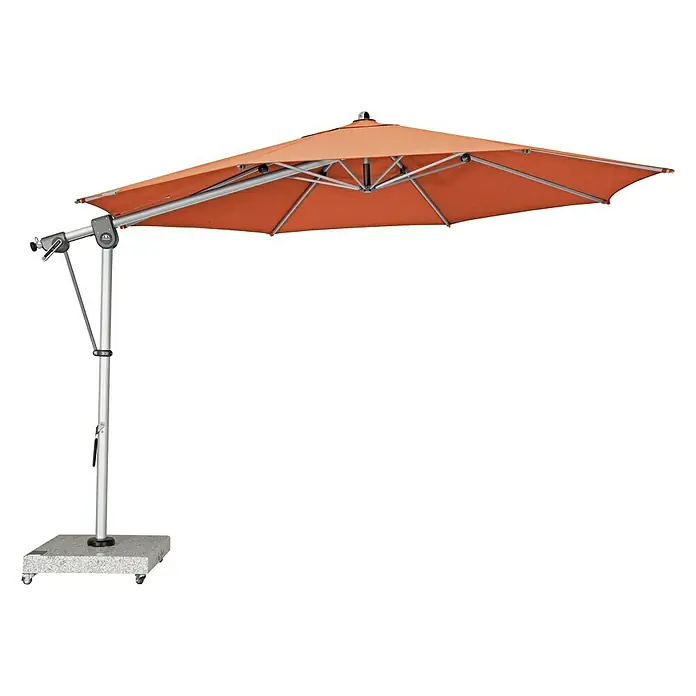 Doppler Expert Pendelschirm - Terracotta, 350 cm - Vorderansicht