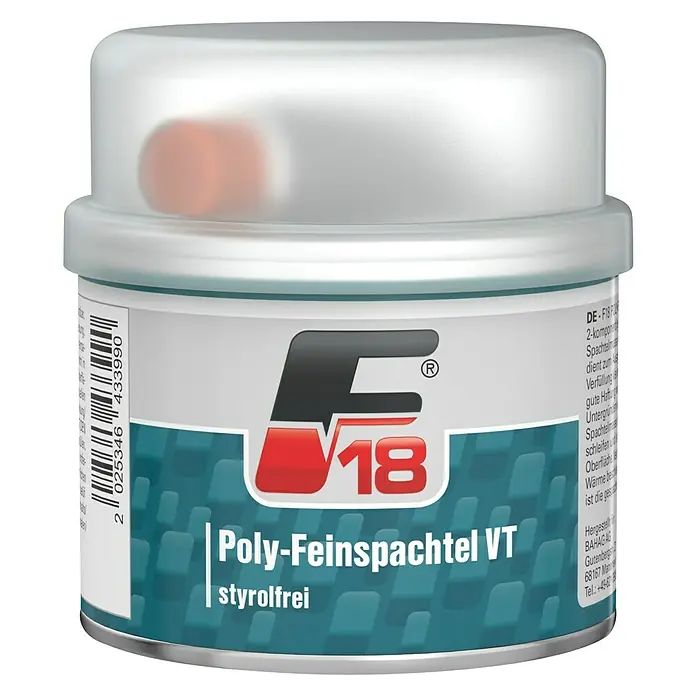 F18 Poly-Feinspachtel - 250 g, Weiß