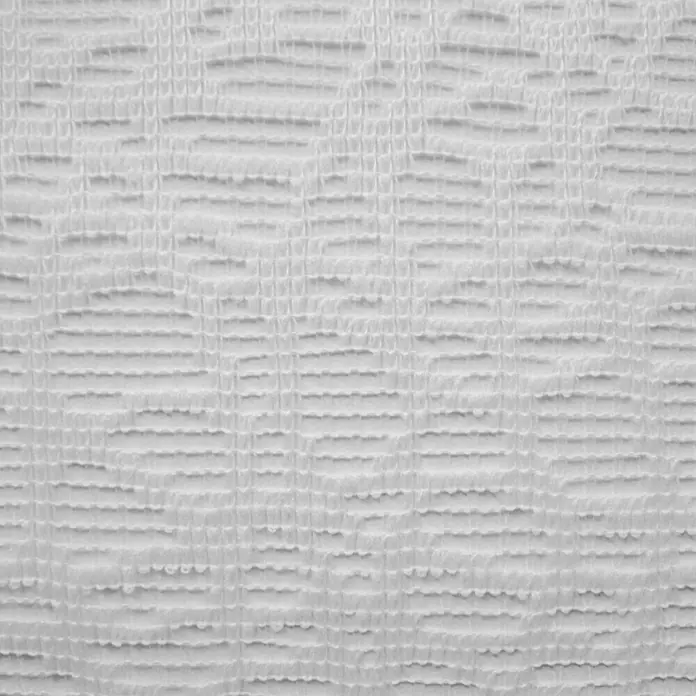 Elbersdrucke Schlaufenbandschal Membran - 100% Polyester, Weiß, 140 x 255 cm - Detailaufnahme
