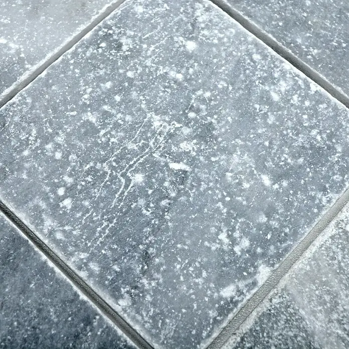 Antikmarmor Bardiglio - 10 x 10 cm, Anthrazit, Matt - Detailaufnahme