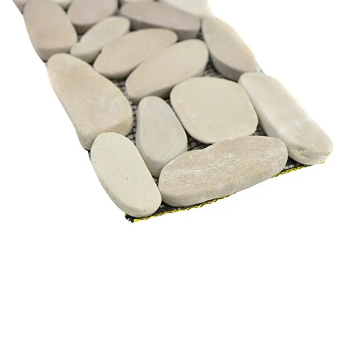 Fliesenbordüre Kiesel BO IN14KS - 30 x 10 cm, Beige, Matt - Detailaufnahme