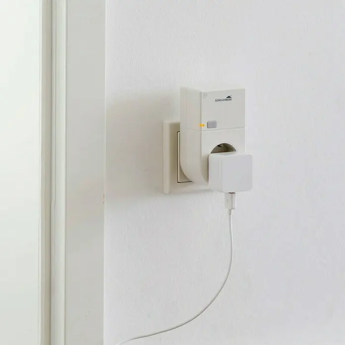 Schellenberg Smart Home Funksteckdose - Innen, Weiß - Vorderansicht