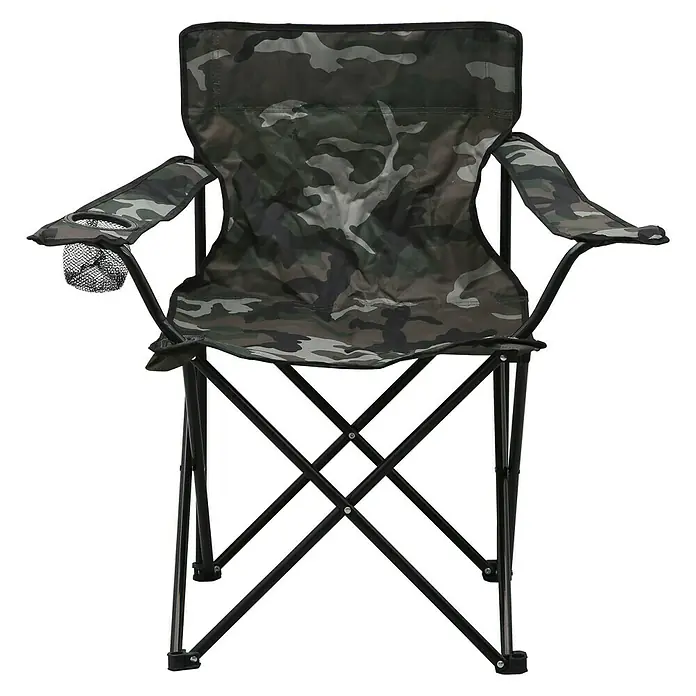 Campingstuhl - 52 cm, Polyester, Camouflage