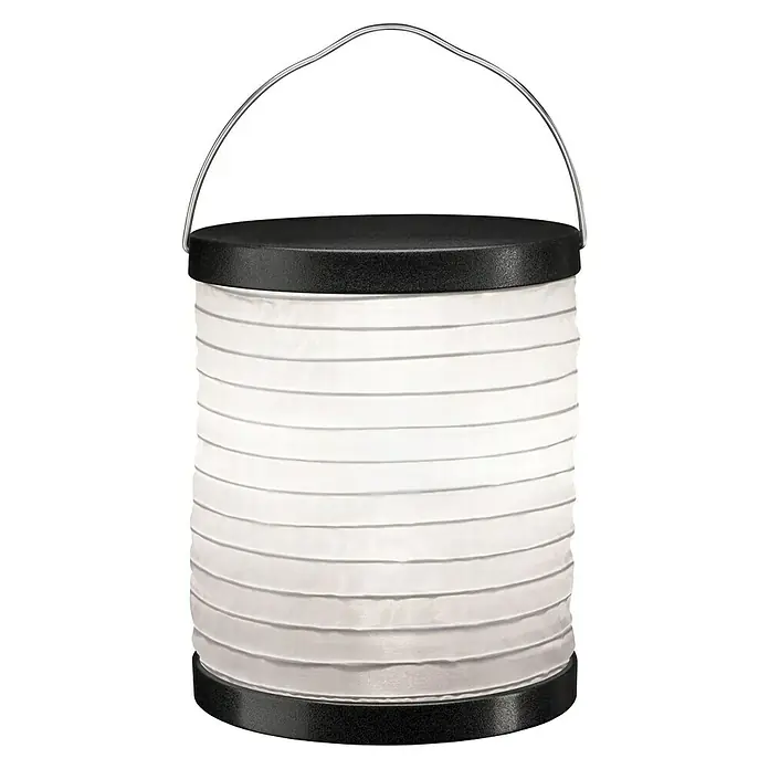 Paulmann Mobiles LED-Licht Lampion - 0,2 W, Grau, Weiß, Höhe: 17 cm, IP44