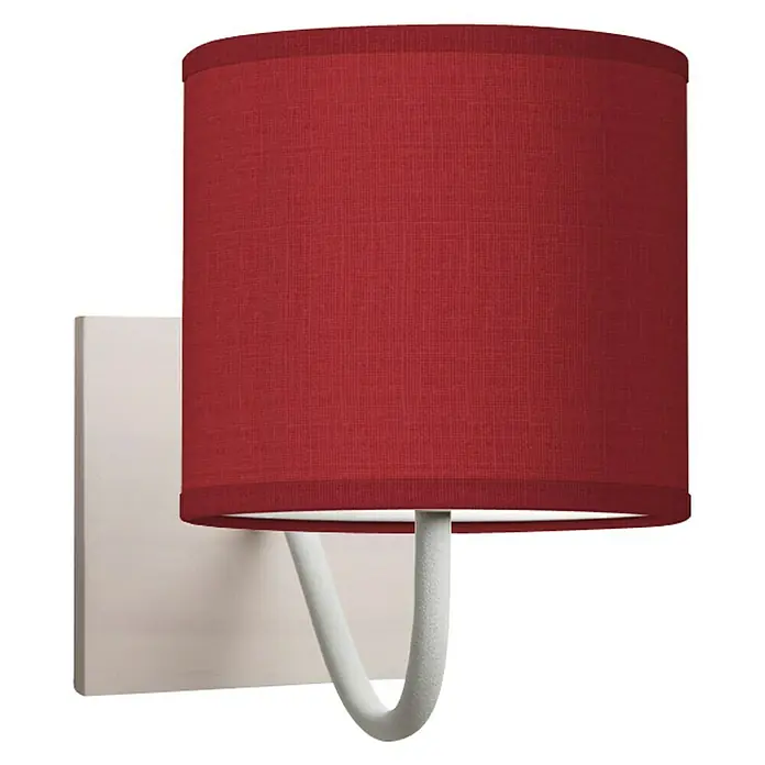 Home Sweet Home Lampenschirm Bling - Ø x H: 16 x 15 cm, Pompeian Red, Baumwolle, Rund - Vorderansicht