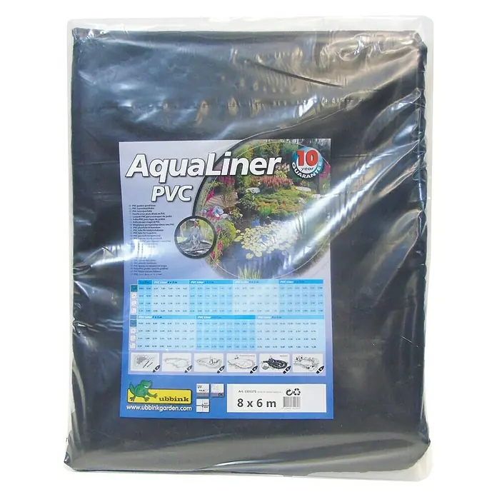 Ubbink PVC-Teichfolie AquaLiner - Stärke: 1 mm, L x B: 8 x 6 m - Ansicht von oben