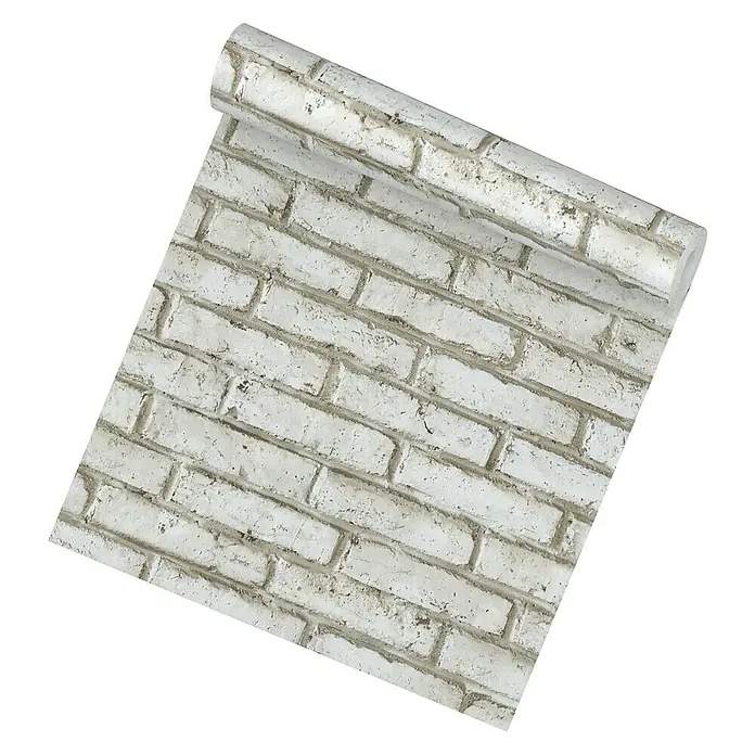 my look Nature Flis tapeta My look Nature - Bijele boje, Izgled kamena, 10,05 x 0,53 m - Pogled sprijeda