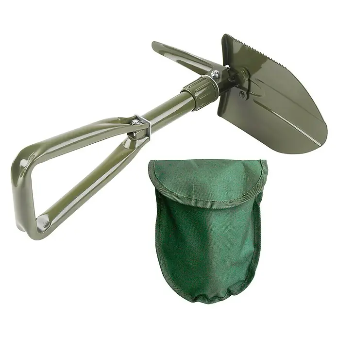 Pala plegable B40450 - Ancho: 12 cm, Verde