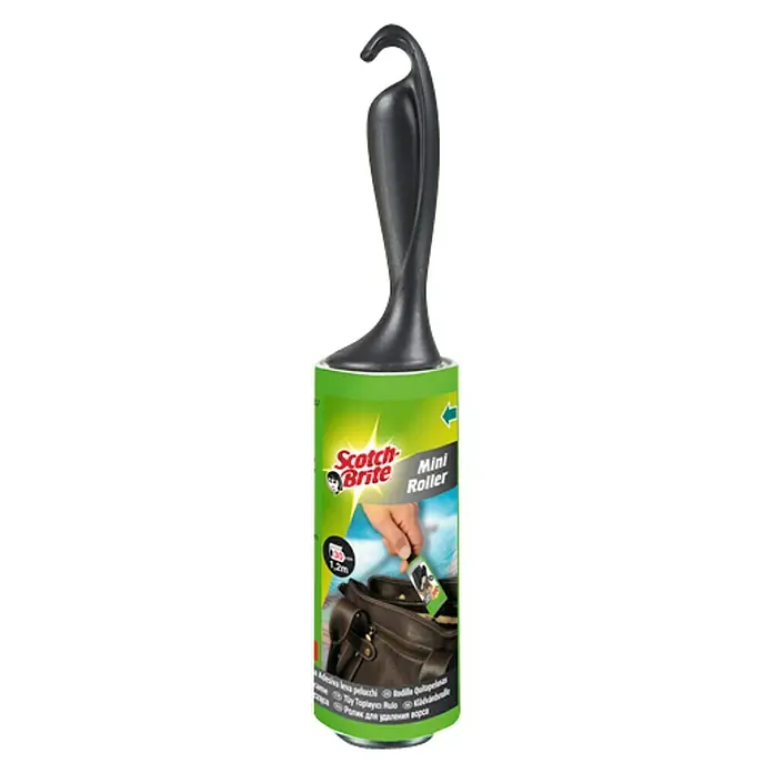 3M Scotch Brite Rodillo para ropa Mini - Número de hojas: 30 ud., Largo: 7,5 cm - Vista frontal
