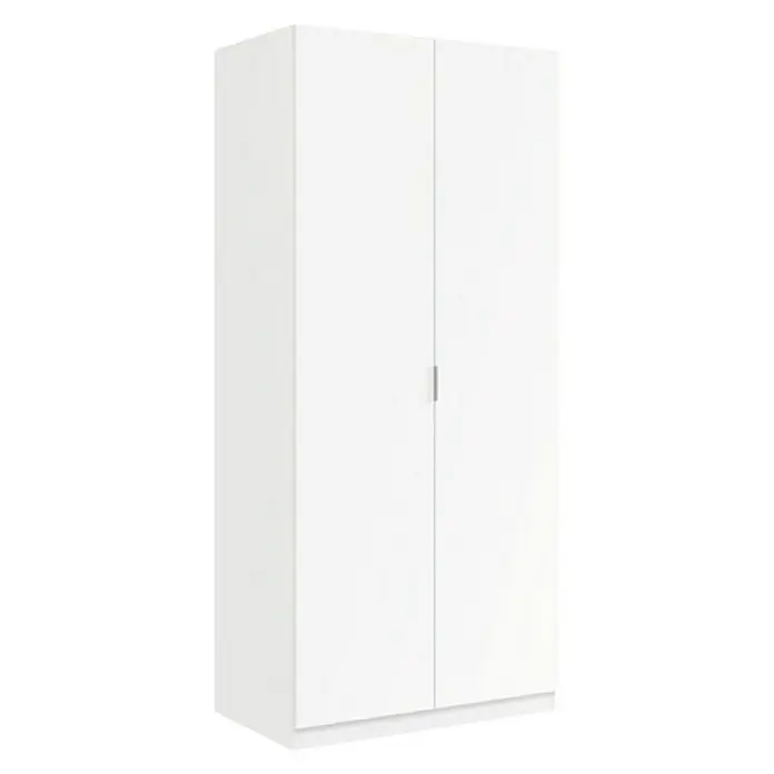 Armario multiuso LCX022 - L x An x Al: 52 x 81,5 x 180 cm, Blanco - Vista angular
