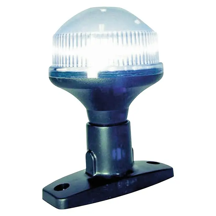 Faro para embarcación LED Todo Horizonte fija 10 cm - LED, Color de luz: Blanco neutro, Montaje en cubierta