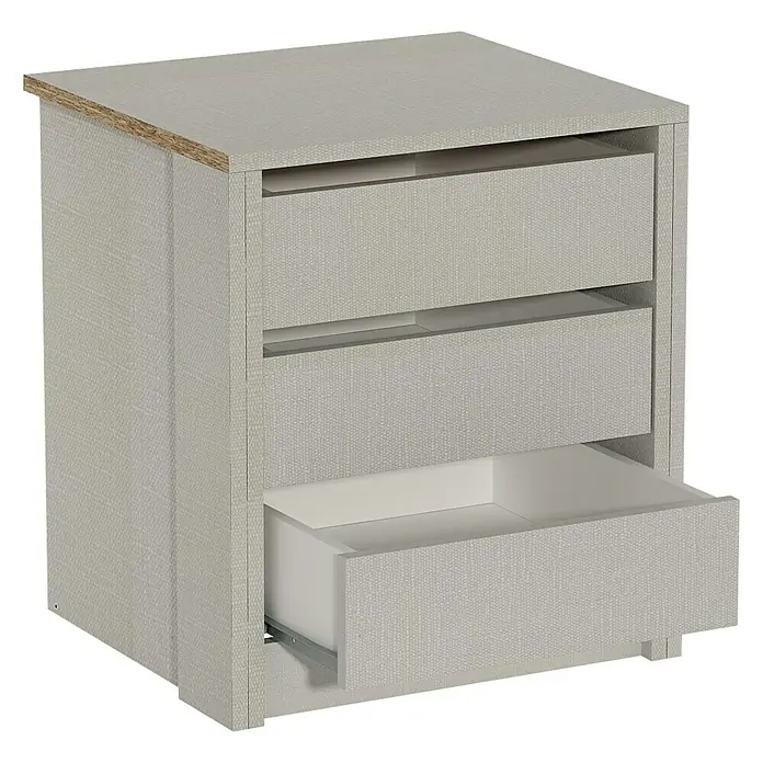 Finsa Cajonera - L x An x Al: 52,8 x 46,8 x 52,8 cm, Melamina, Gris