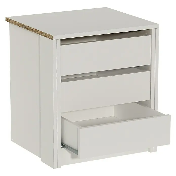 Finsa Cajonera - L x An x Al: 52,8 x 46,8 x 52,8 cm, Melamina, Blanco