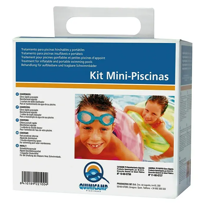 Quimicamp Kit para tratamiento del agua Mini piscinas - 2 piezas