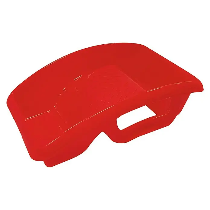 Bandeja multiuso ergonómica - L x An: 32 x 22 cm, Rojo