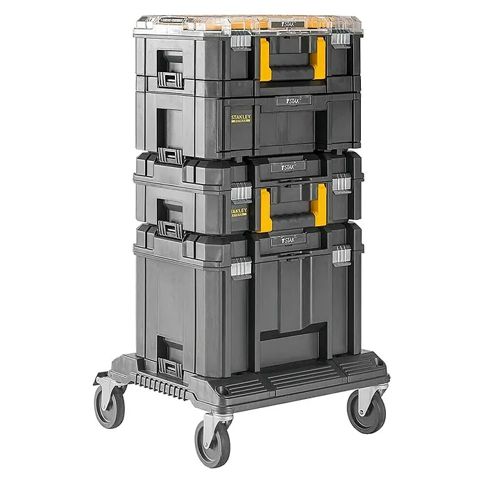 Stanley TSTAK Cofre de herramientas con ruedas FMST1-80107 - Específico para: Stanley serie TSTAK, No incluye herramientas