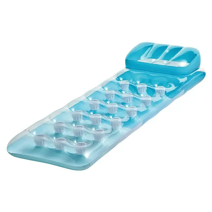 Intex Colchoneta hinchable 18 Vasos - L x An: 188 x 71 cm