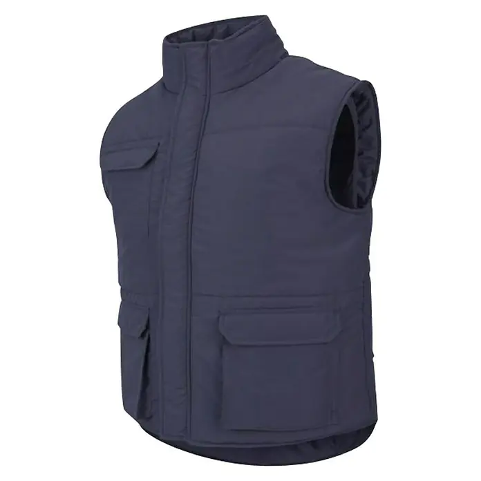 Velilla Chaleco de trabajo multibolsillos - XXXL, Azul