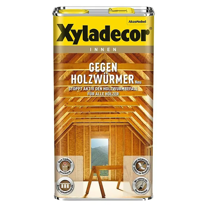 Xyladecor Schädlingsbekämpfung Gegen Holzwürmer - 5 l, Innen