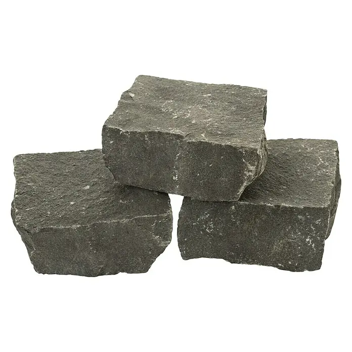 Basaltpflaster - Anthrazit, 10 x 10 x 5 cm, Basalt