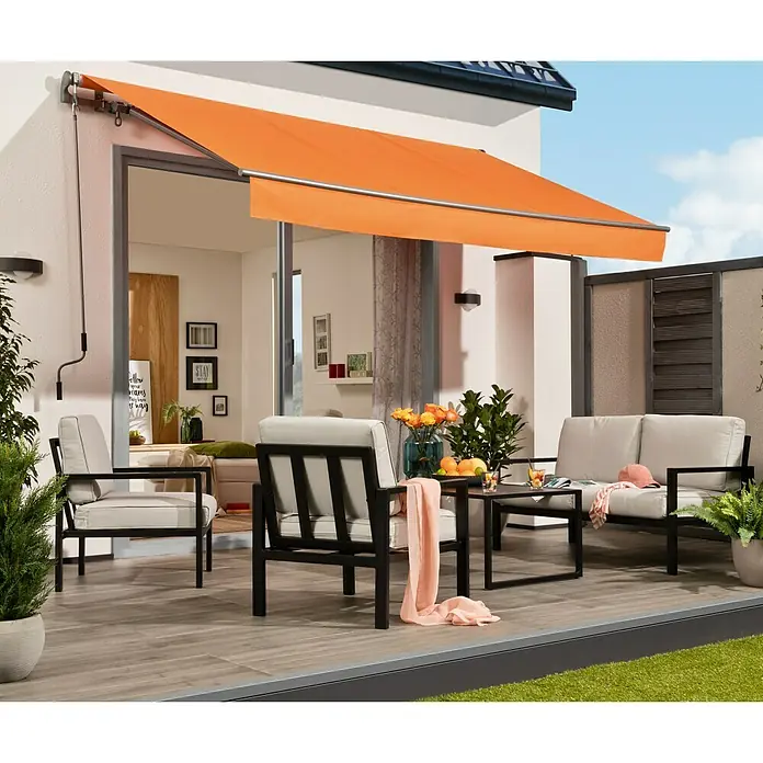Sunfun Set lounge namještaja Judith - 4-dij., Metal, Antracit, Svijetlosive boje