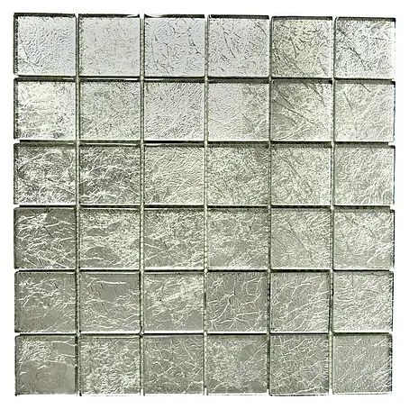 Mosaikfliese Quadrat Crystal Uni XCM 8SB26
