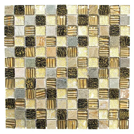 Mosaikfliese Quadrat Crystal Mix XCM CR17