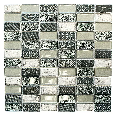 Mosaikfliese Rechteck Crystal Mix XCM CRS2