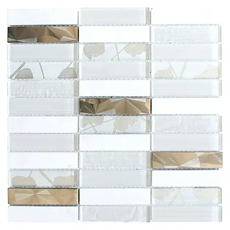 Mosaikfliese Rechteck Crystal Mix DAY 11X
