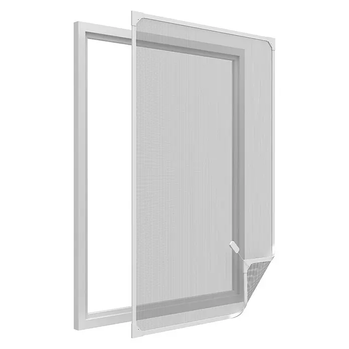 Easy Life Magnetski okvir za zaštitu od sunca i kukaca - Š x V: 120 x 140 cm, Boja okvira: Bijele boje, Magnetno pričvršćivanje, Materijal tkanine: Poliester - Detaljan prikaz