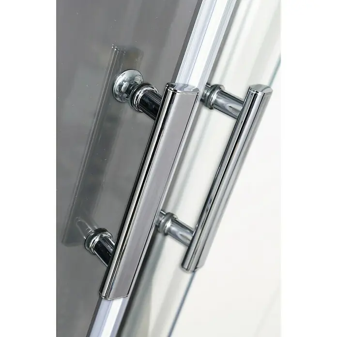Sanotechnik Quickline Komplettdusche Trend - Rund, 90 x 90 x 210 cm, Schwarz/Silbergrau