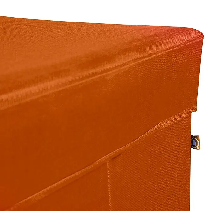 Phönix Sitz- & Aufbewahrungsbox Stor it - L x B x H: 41 x 41 x 44 cm, Polyester, Orange - Detailaufnahme