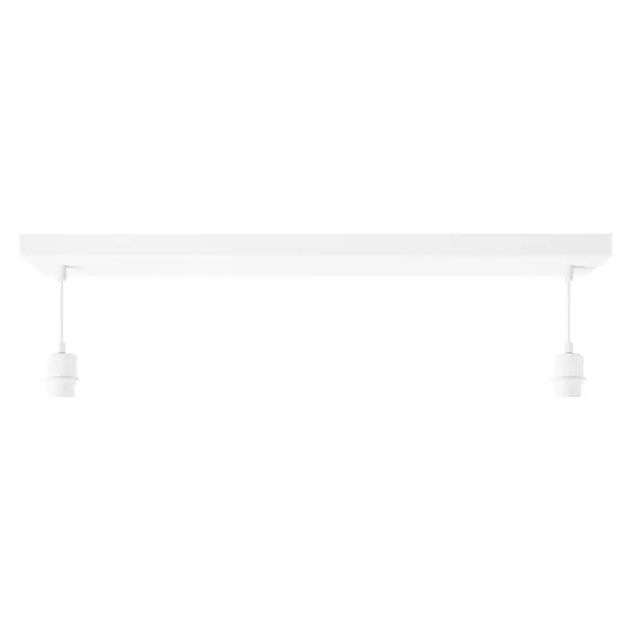 Home Sweet Home Pendelleuchte Beam 2s - L x H: 55 x 99 cm, Sandweiß, Anzahl Leuchtmittel: 2 Stk. - Vorderansicht