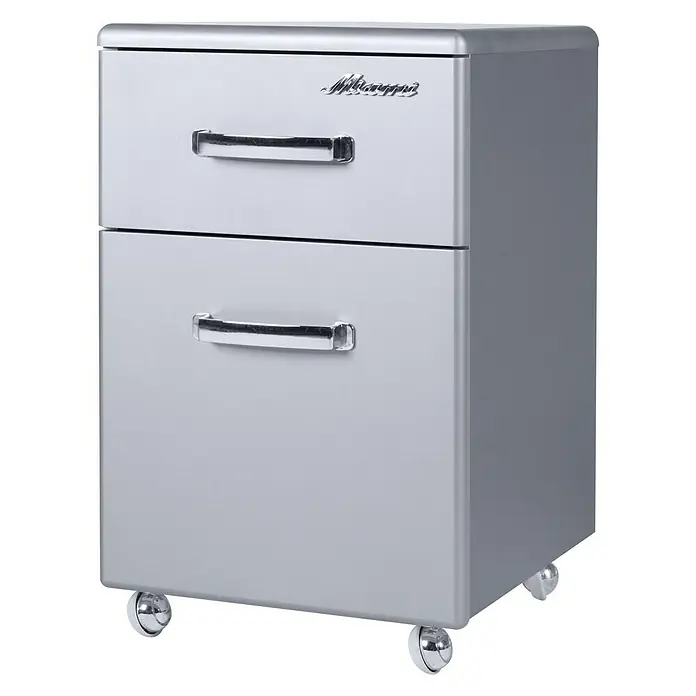Phönix Miami Rollcontainer - L x B x H: 40 x 36 x 61,4 cm, Hellgrau, Anzahl Schubladen: 1 Stk. - Linke Seitenansicht